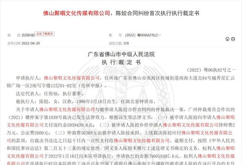 95后女子欠款超600萬遭法院懸賞追查，文化藝術經紀代理行業風險引關注